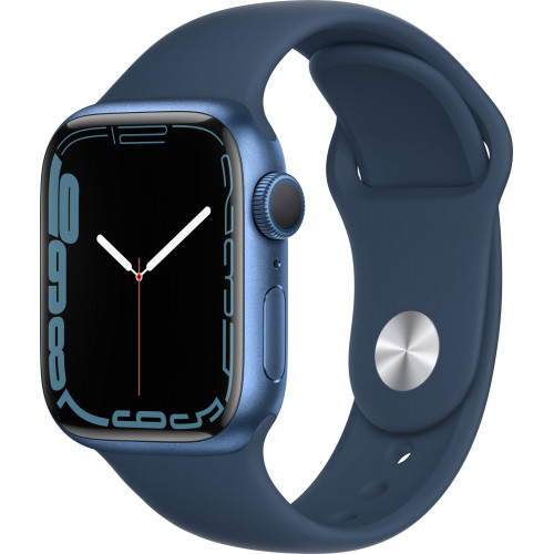 Apple Watch Series 7 GPS 45mm Blue Aluminum Case With Blue Sport Band (MKN83) UA